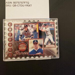 1998 Pacific Trading Cards Inc® CHIPPER JONES, Atlanta Braves™ Pacific Paramount